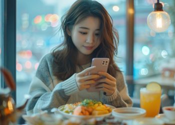 Playing Word Puzzles at Lunch