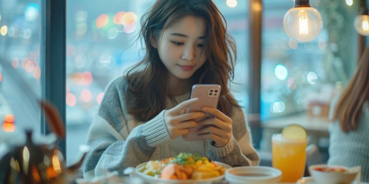 Playing Word Puzzles at Lunch